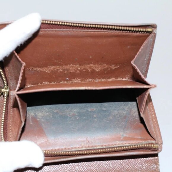 LOUIS VUITTON Monogram Porte Monnaie Billets Tresor Wallet M61730 LV Auth 54095 - Picture 11 of 16